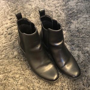 Black ankle booties, A New Day